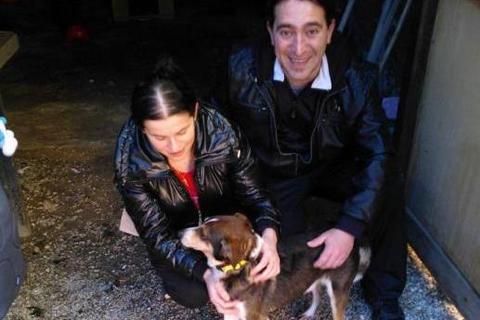 Giulio con la sua nuova famiglia